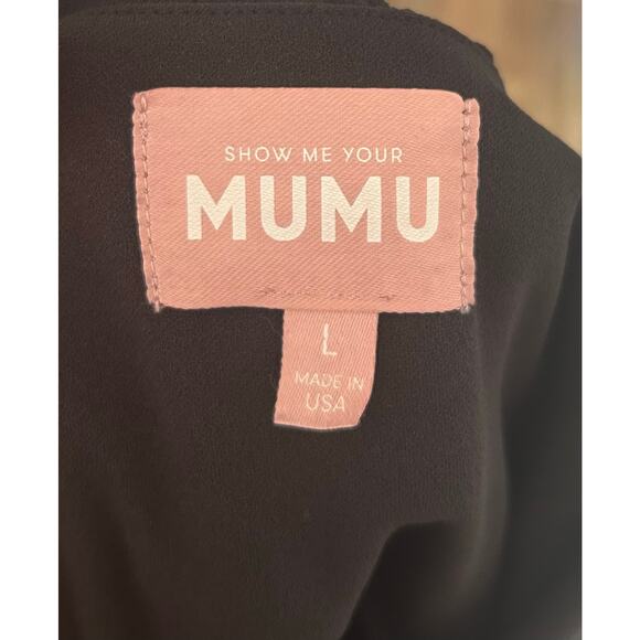 Show Me Your Mumu Greta Dress in Black Stretch L - Picture 6 of 7